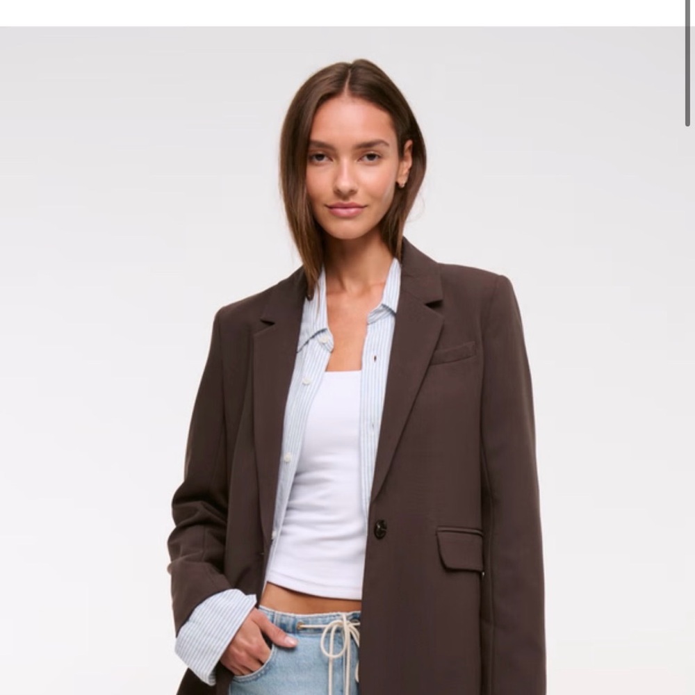 Abercrombie Brown Blazer